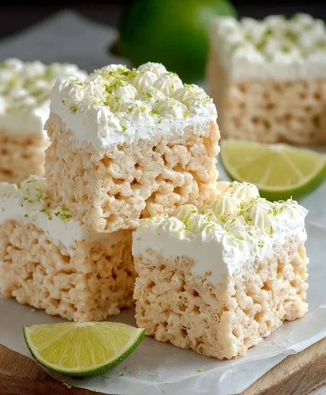 Key Lime Pie Rice Treats