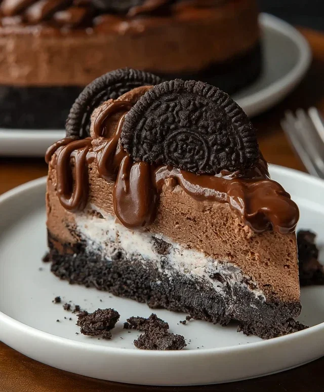 No Bake Oreo Nutella Cheesecake