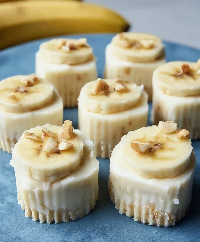 Frozen Banana Yogurt Bites