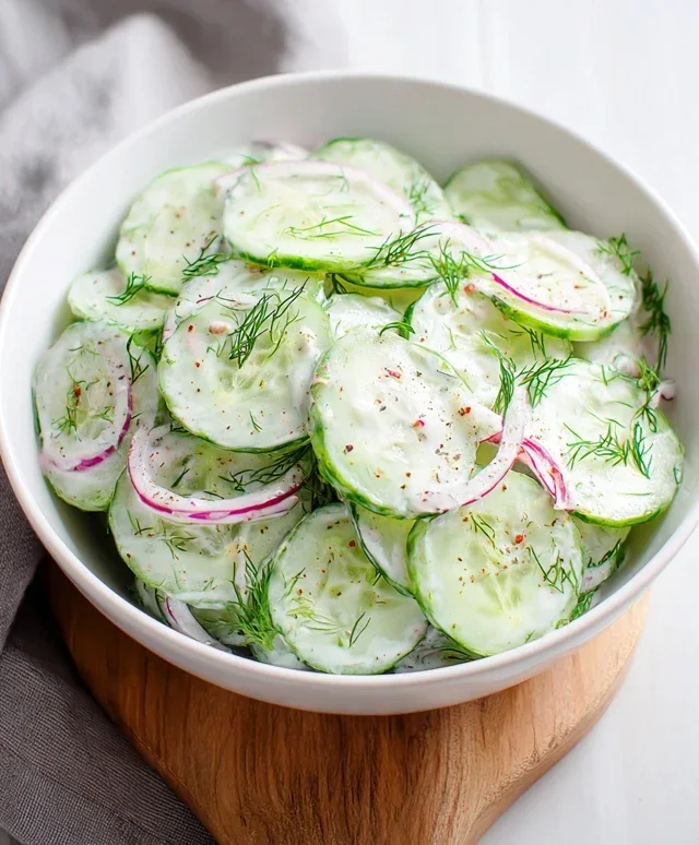 Polish Cucumber Salad