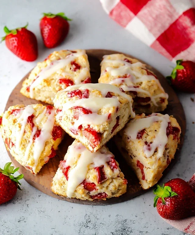 Strawberry Scones