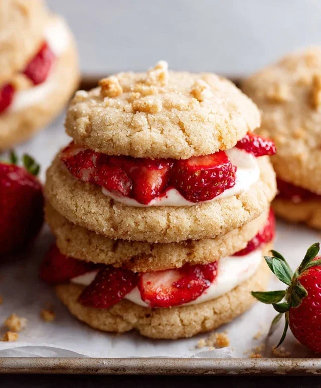 Strawberry Shortcake Cookies