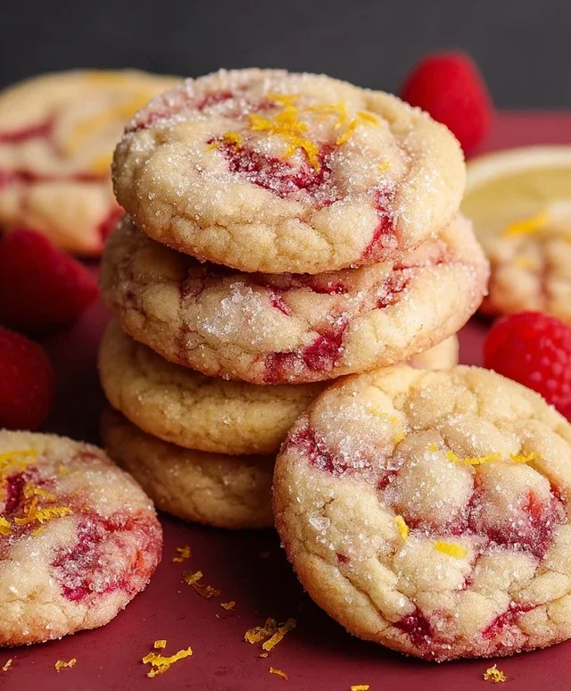 Lemon Raspberry Cookies