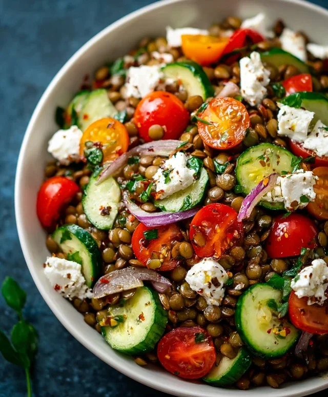 Mediterranean Lentil Salad