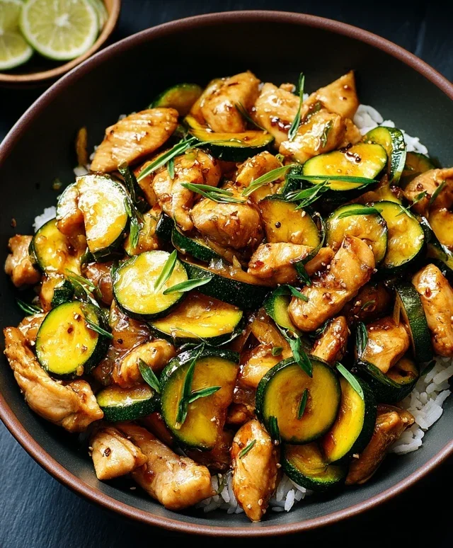 Chicken Zucchini Stir Fry