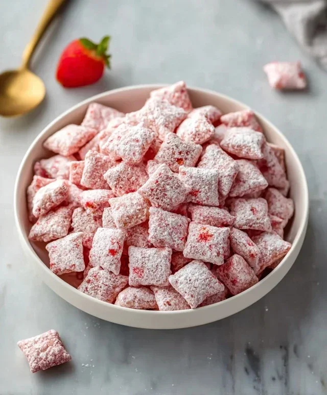 Strawberry Shortcake Puppy Chow