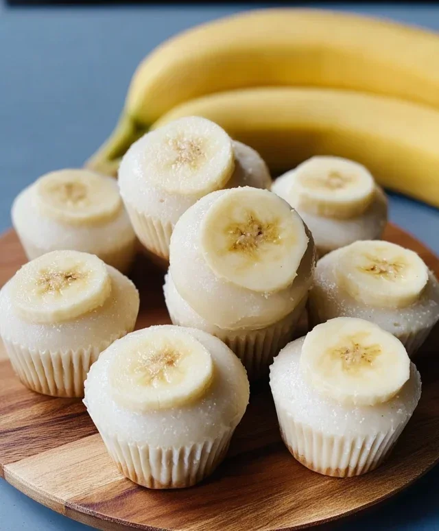Frozen Banana Yogurt Bites