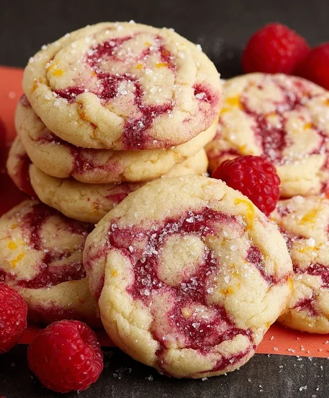 Lemon Raspberry Cookies