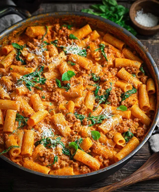 Creamy Sausage Rigatoni (One-Pan, 30-Minute Meal)