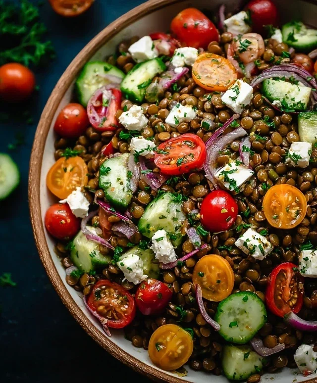 Mediterranean Lentil Salad