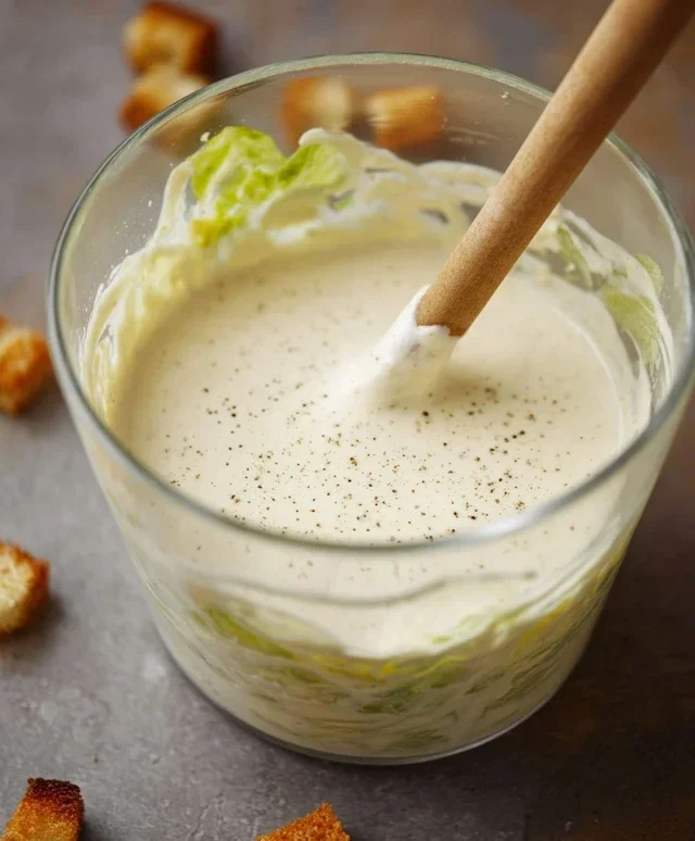 Caesar Salad Dressing (Classic, Creamy & 5 Minutes) 🥗