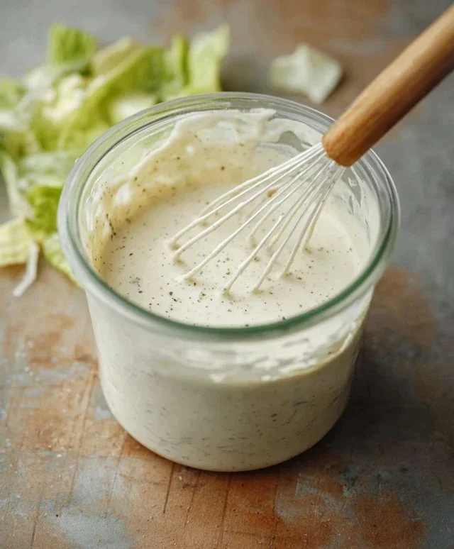 Caesar Salad Dressing (Classic, Creamy & 5 Minutes) 🥗