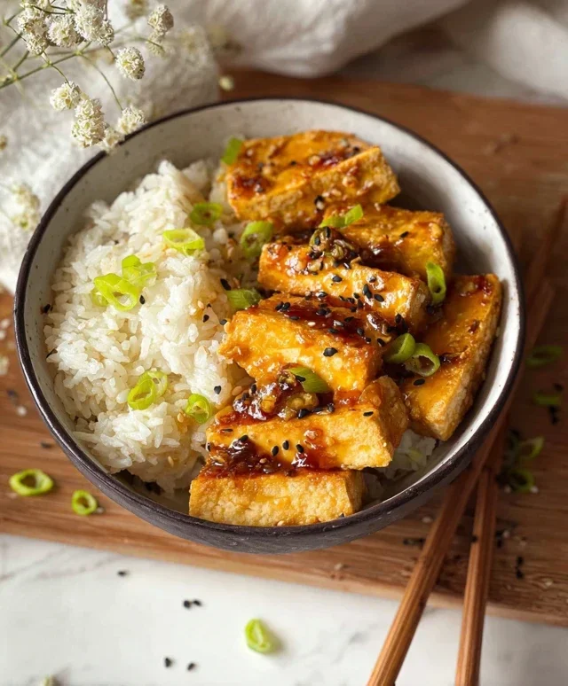 Honey Garlic Tofu