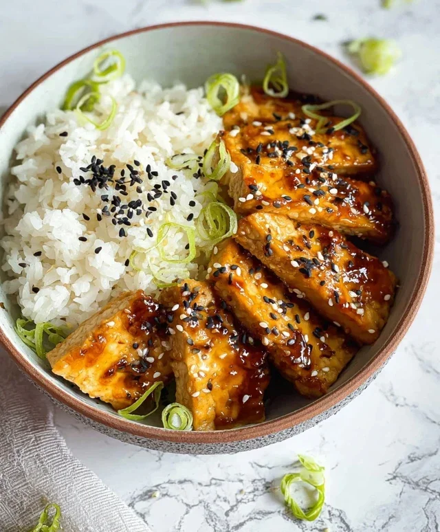 Honey Garlic Tofu