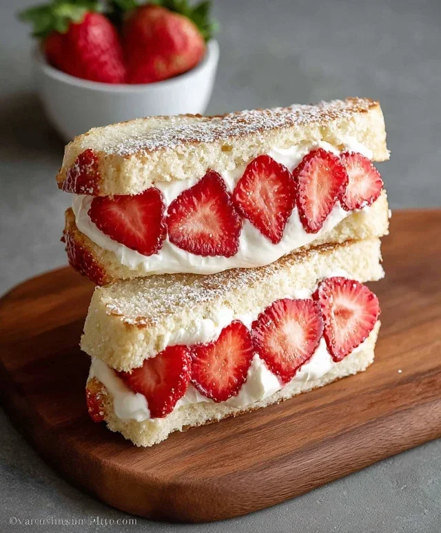 4-ingredient Strawberry Sando