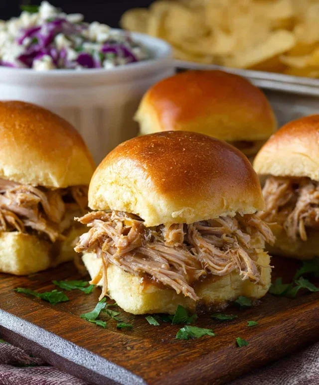 Crock Pot Mississippi Chicken Sliders