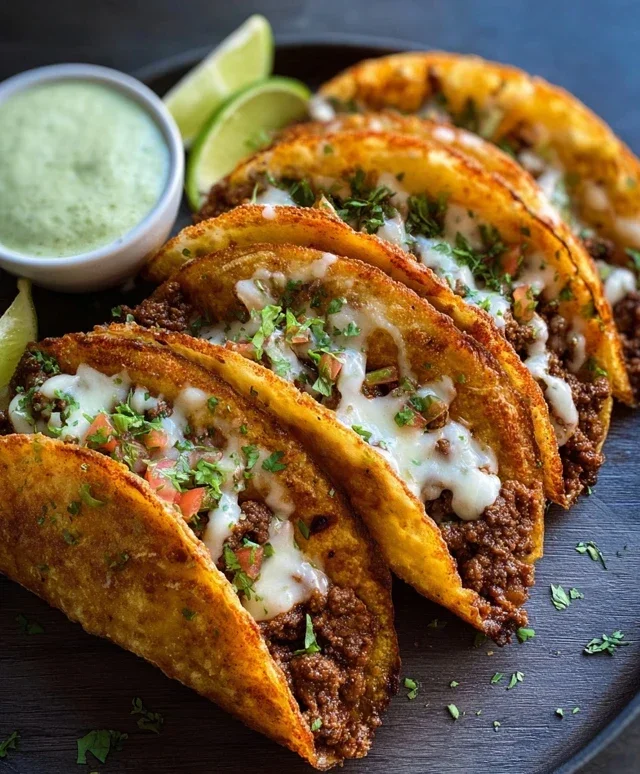 Crispy Ground Beef Tacos