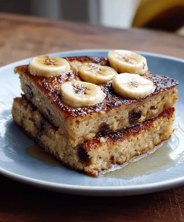 Gluten Free Banana Pancake Bake