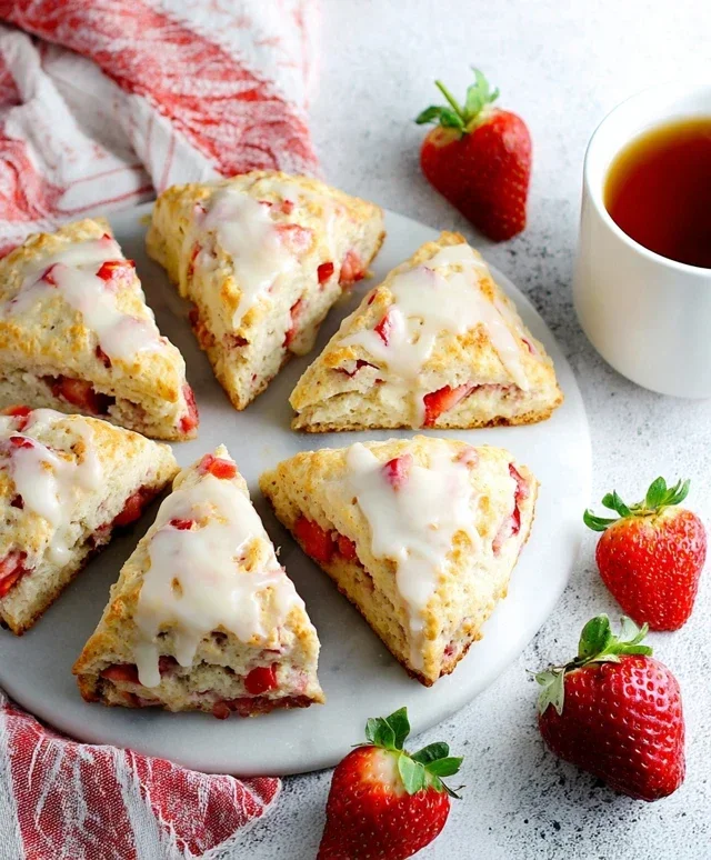 Strawberry Scones