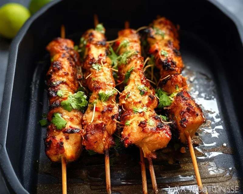 Bang Bang Chicken Skewers