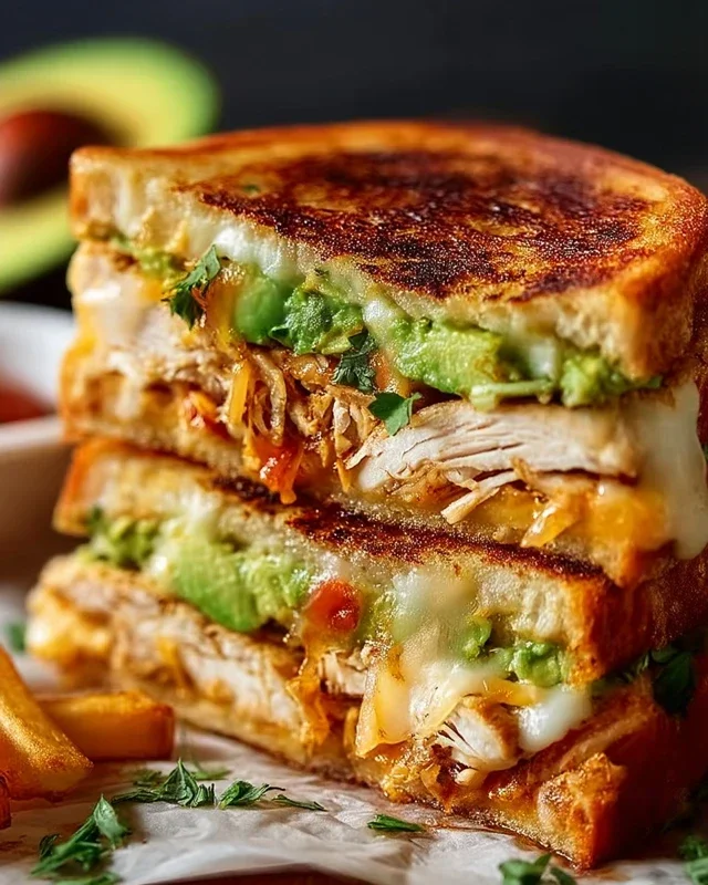 Chicken Avocado Melt Sandwich