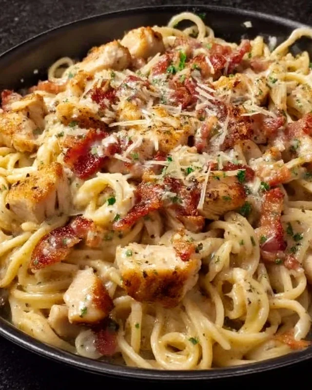 Chicken Beef Beef Bacon Ranch Pasta