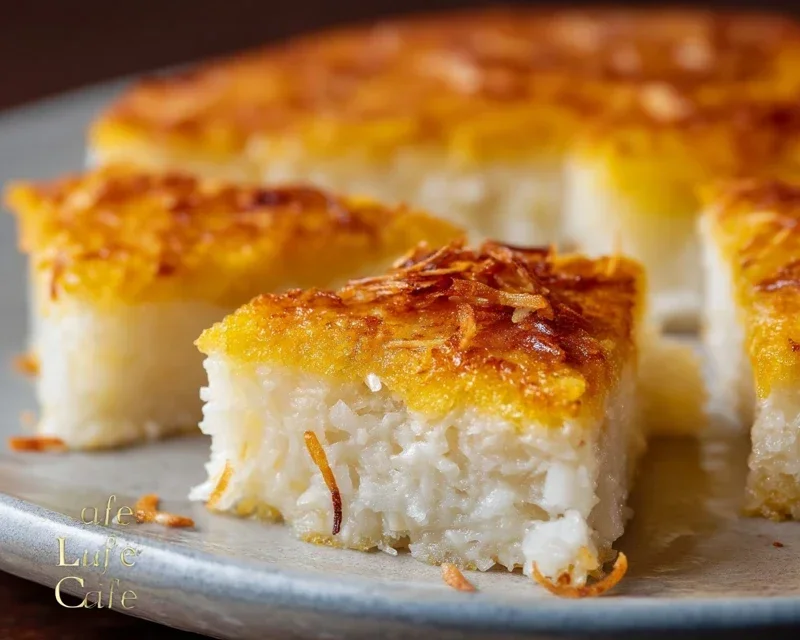 Sticky Coconut Cake