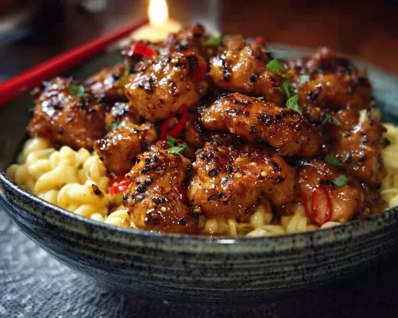 Sweet and Spicy Honey Pepper Chicken