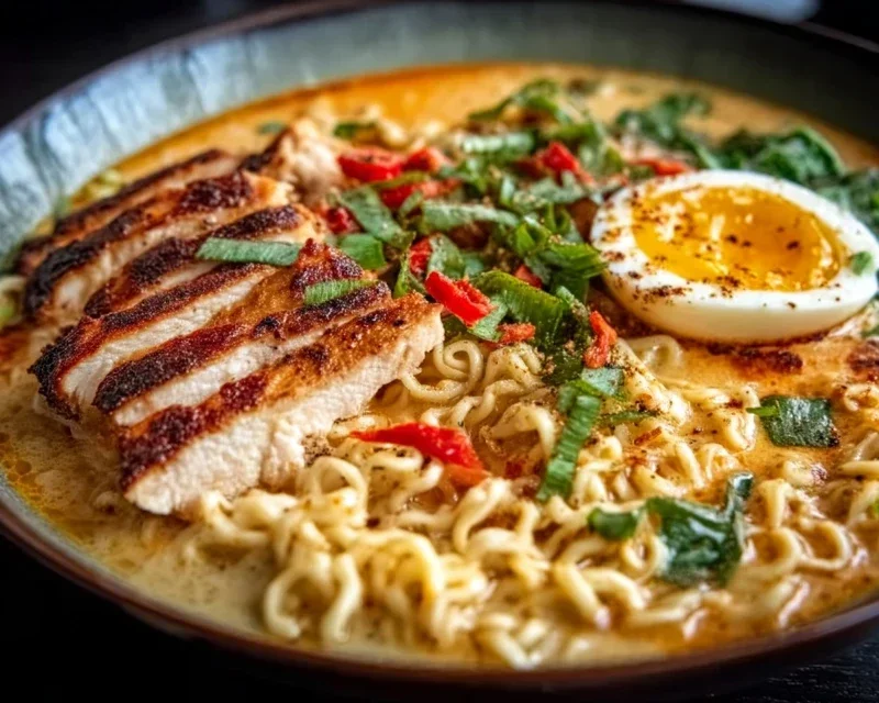 Creamy Garlic Chicken Ramen: An Incredible Ultimate Recipe