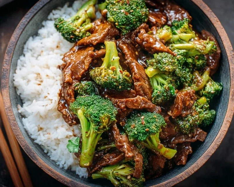 Chinese Beef and Broccoli (牛肉炒西兰花)
