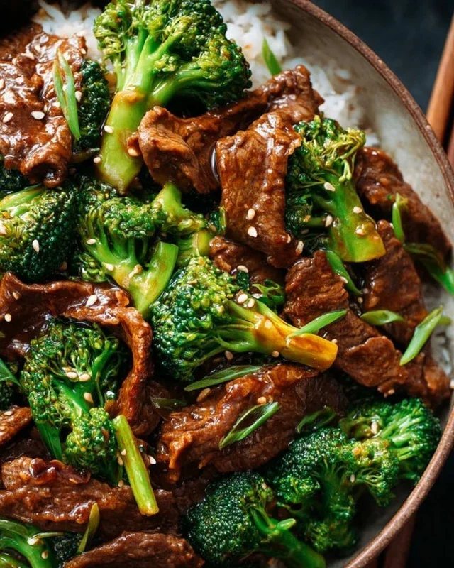 Chinese Beef and Broccoli (牛肉炒西兰花)