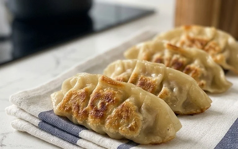 Chicken Potstickers (Pan Fried Dumplings)