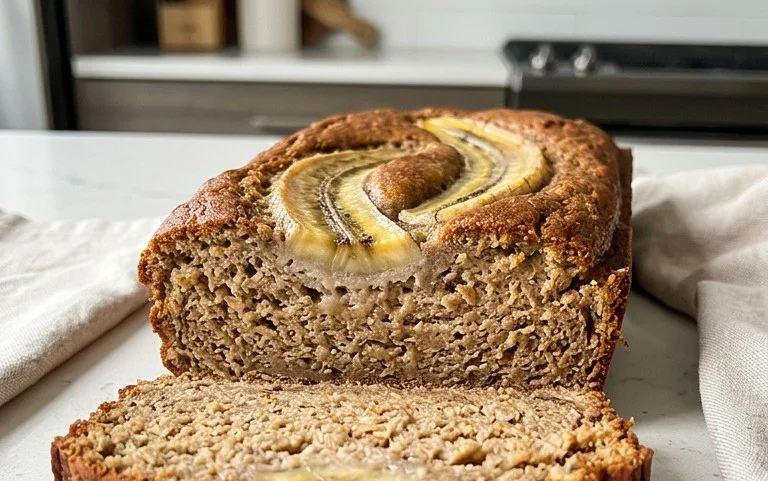 Healthy 5-Ingredient Flourless Banana Bread