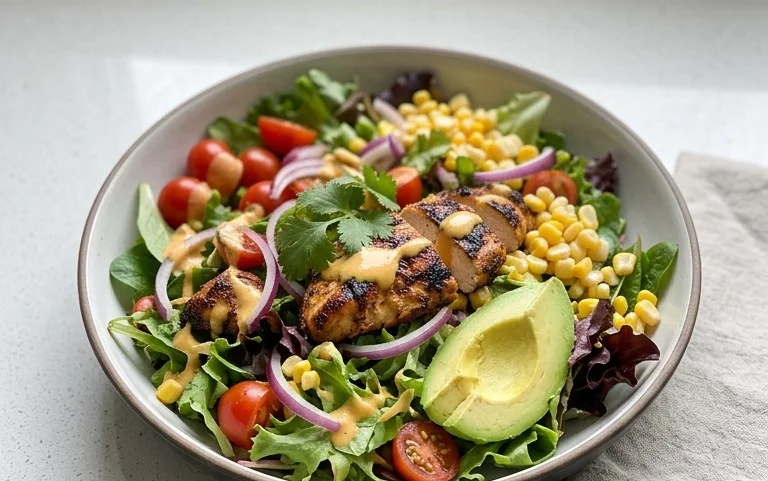 Peruvian Grilled Chicken Salad