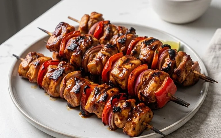 Mexican Barbecue Chicken Skewers