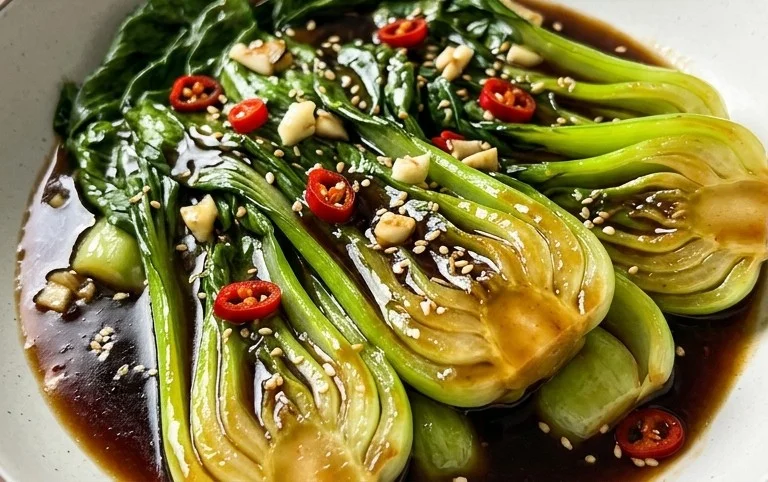 Bok Choy with Oyster Sauce