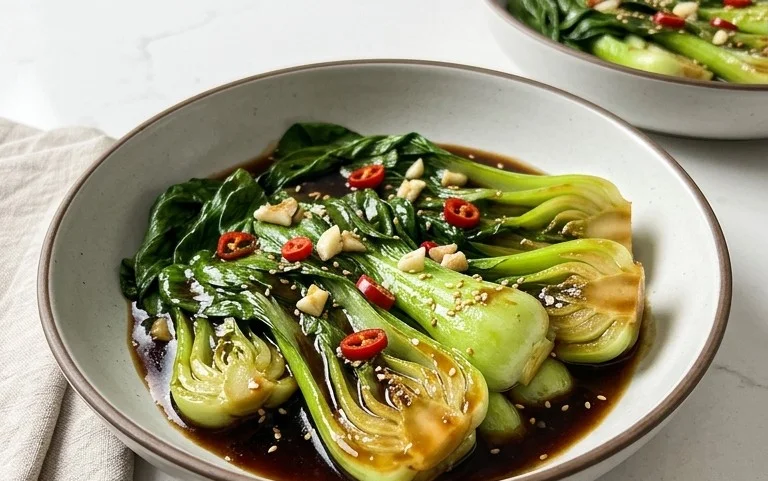 Bok Choy with Oyster Sauce