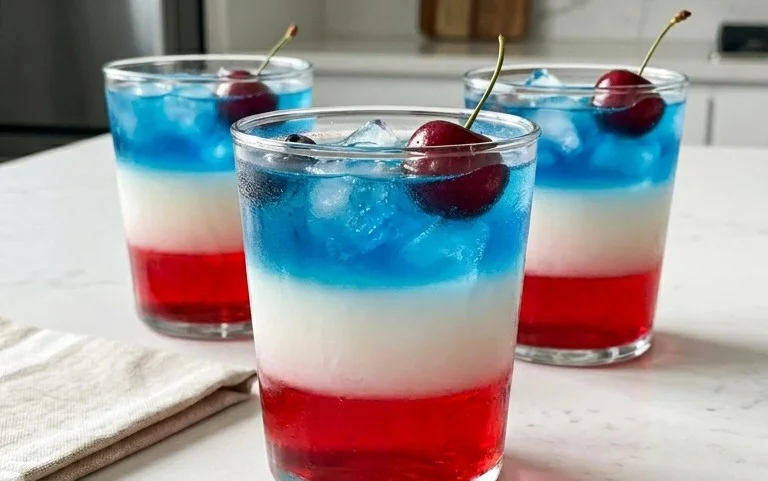 July 4th Layered Drinks Recipe