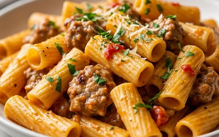 Creamy Sausage Rigatoni (One-Pan, 30-Minute Meal)