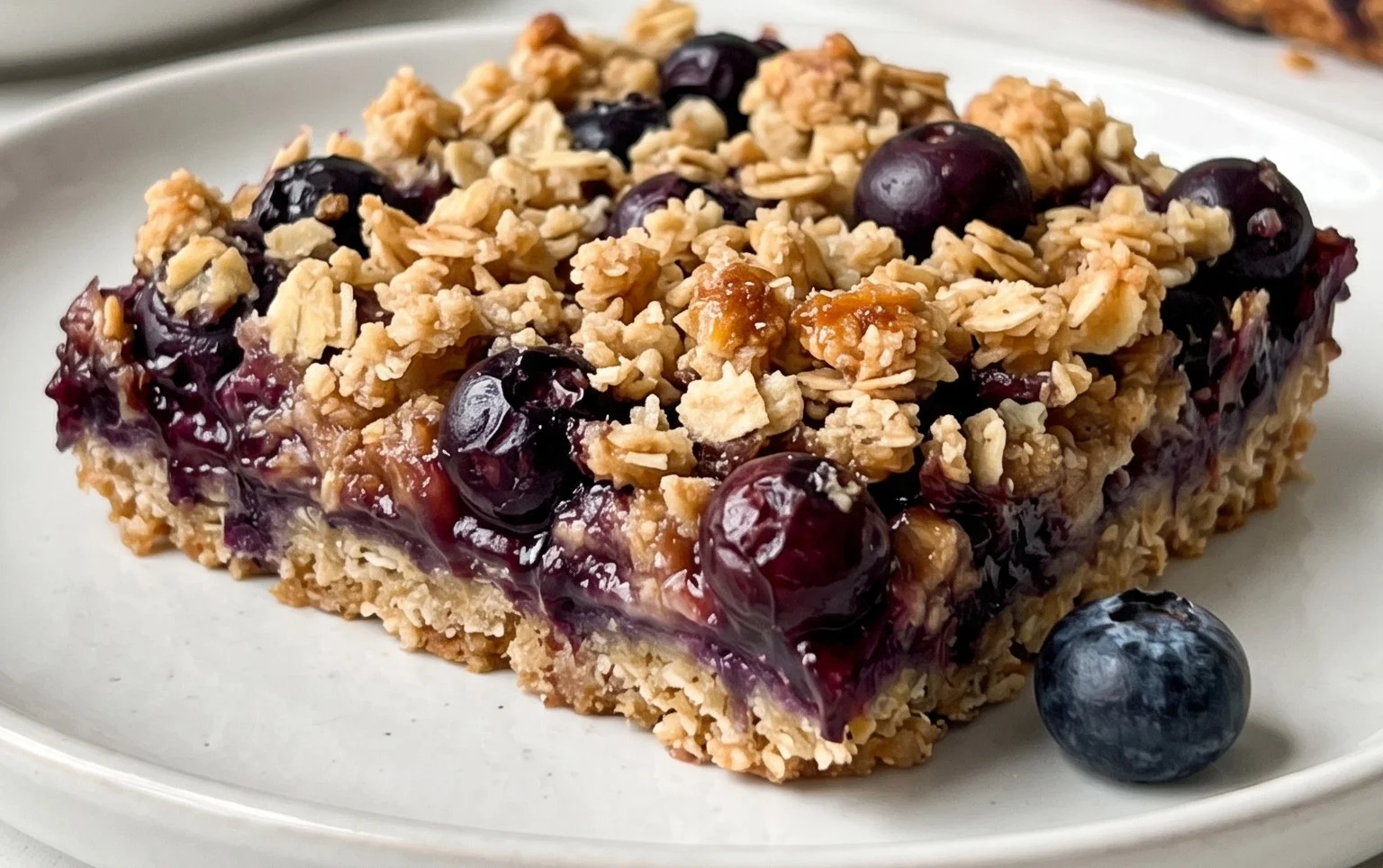 Blueberry Oatmeal Bars