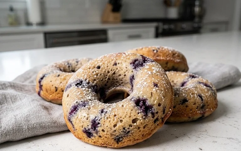 Wild Blueberry Cake Donuts