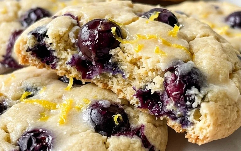 Lemon Blueberry Cookies Recipe