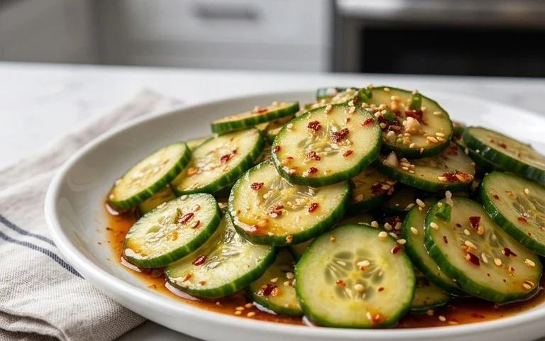 Spicy Asian Cucumber Salad