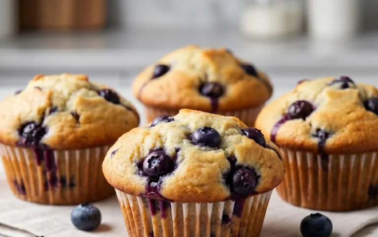 Sour Cream Blueberry Muffins