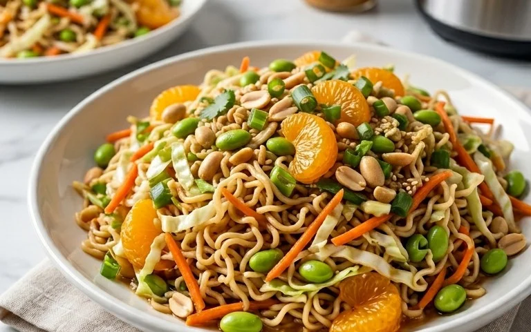 Crunchy Asian Ramen Noodle Salad Recipe