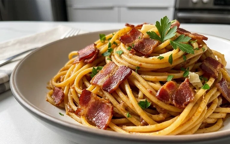 Beef Bacon Pasta