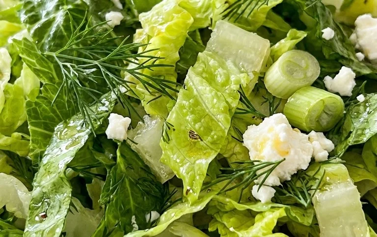 Maroulosalata (Greek Lettuce Salad)