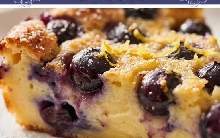 Lemon Blueberry Clafoutis