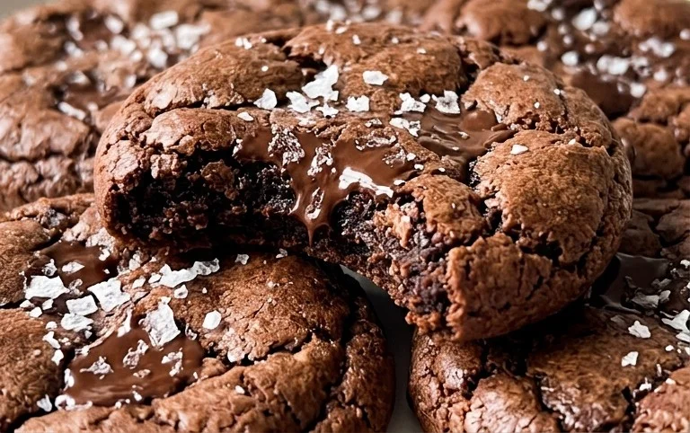 Salted Brownie Cookies