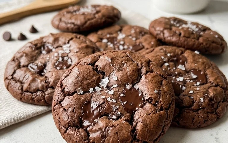 Salted Brownie Cookies